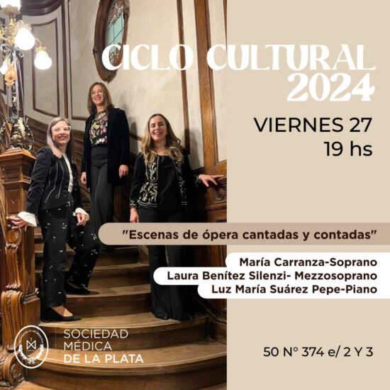 Ciclo Cultural 2024 con «Escenas de ópera cantadas y contadas»